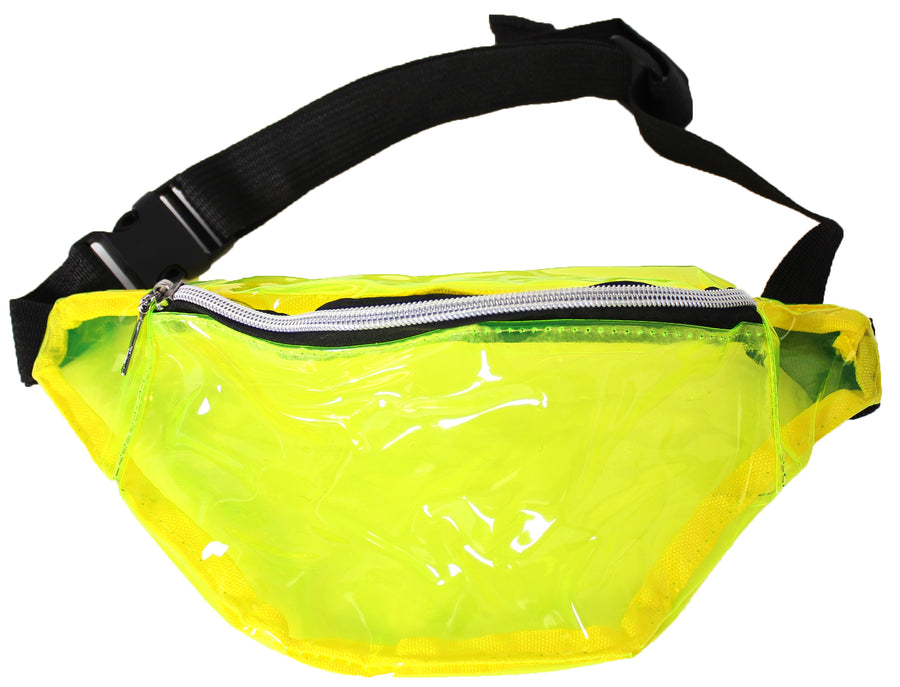 Yellow Transparent Bum Bag