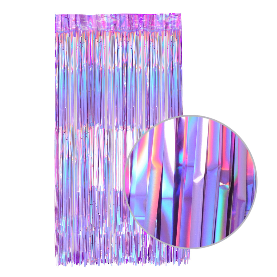 Light Purple Iridescent Tinsel Curtain