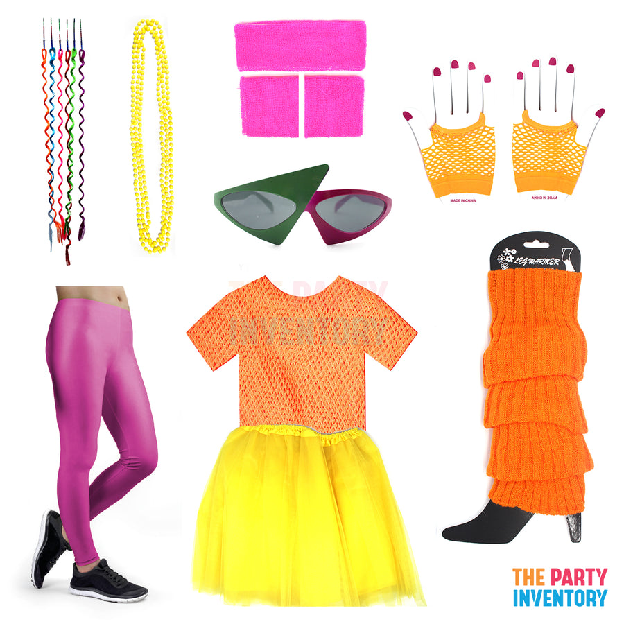 1980s Girl Costume Kit (Deluxe)