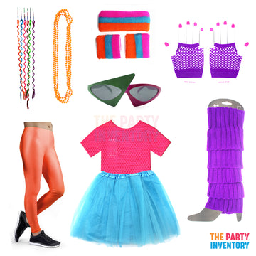 1980s Girl Costume Kit (Deluxe)