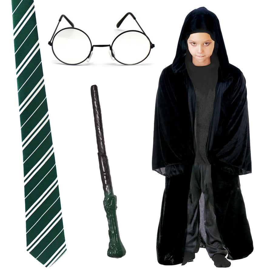 Children's Wizard Costume Kit (Green)