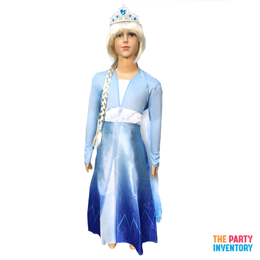 Children Beautiful Ice Queen Costume