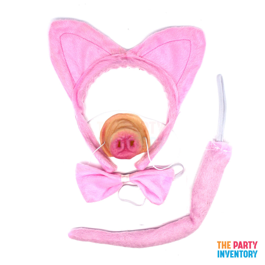 Pig Costume Kit (4 Piece Set)