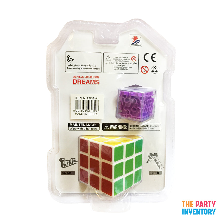 Cube Series Brain Puzzles (3 in 1)