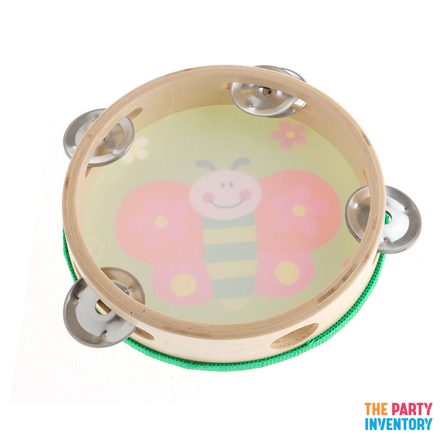 Kids Butterfly Percussion Tambourine