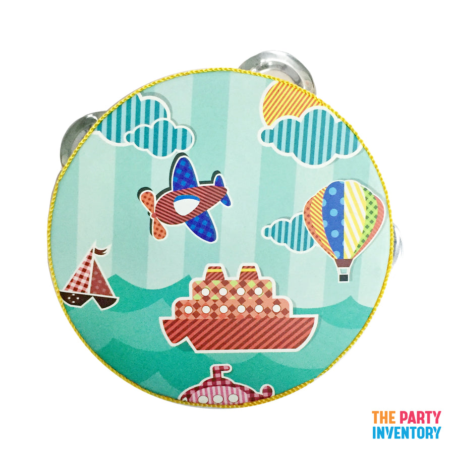 Kids Boat & Plane Percussion Tambourine