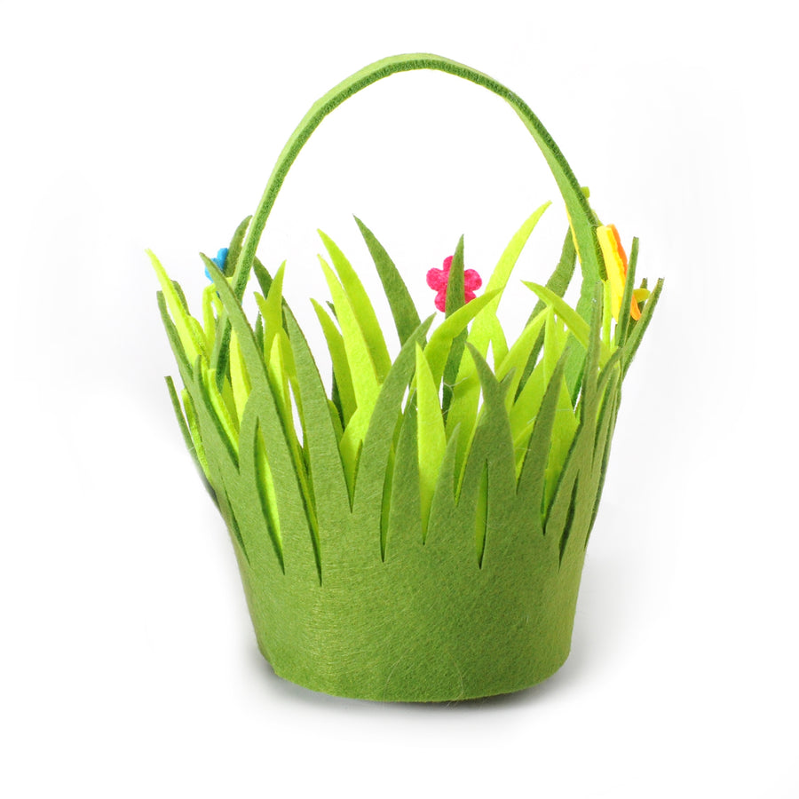 Spring Easter Egg Basket (Felt)