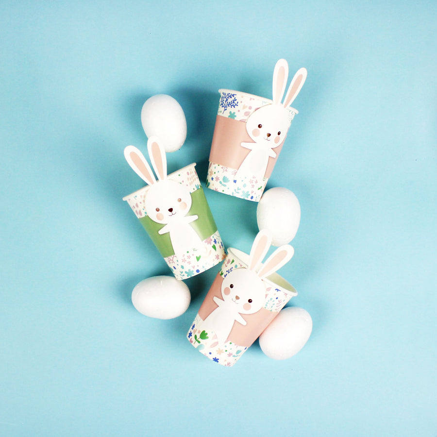 Easter Bunny Paper Cups (8pk)