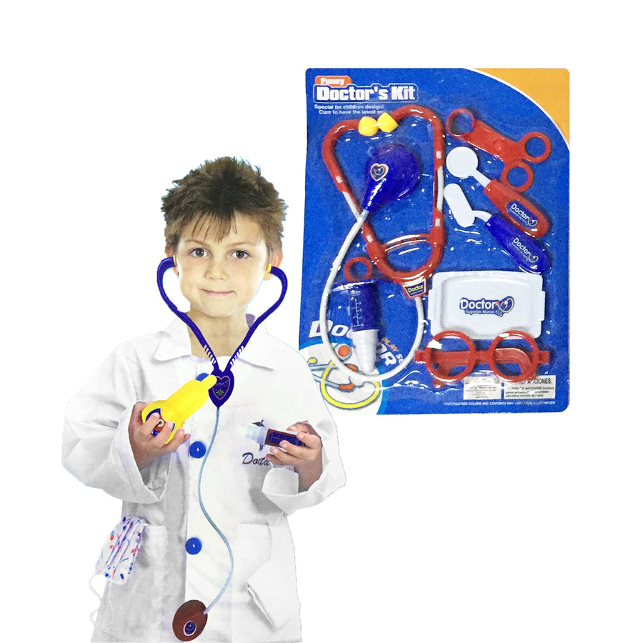 Children Doctor Costume and Accessories Kit