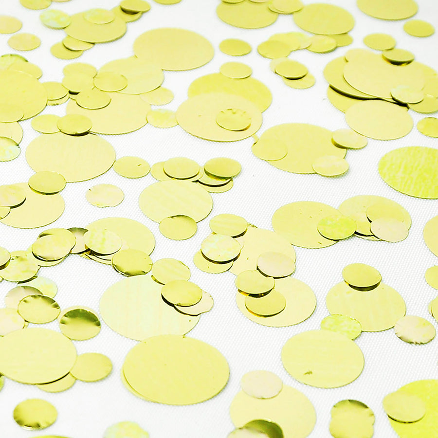 Gold Circle Confetti