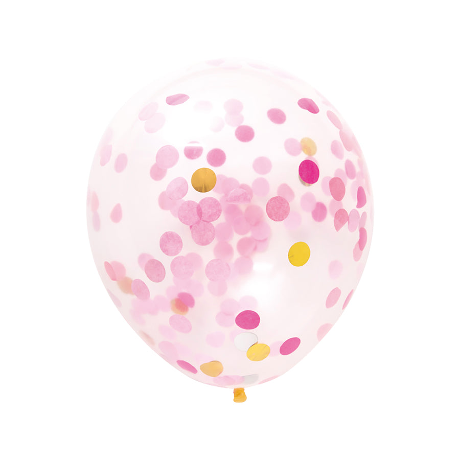 Pink Confetti Balloons