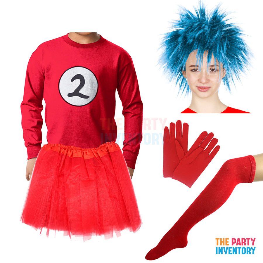 Children's 1 & 2 Girl Costume Kit