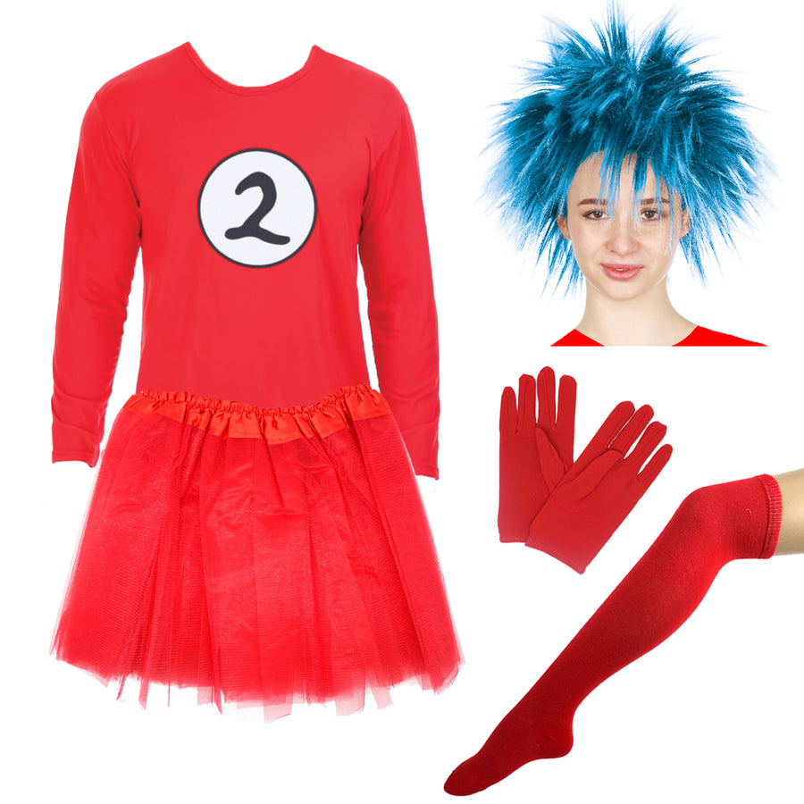 Adult 1 & 2 Lady Costume Kit