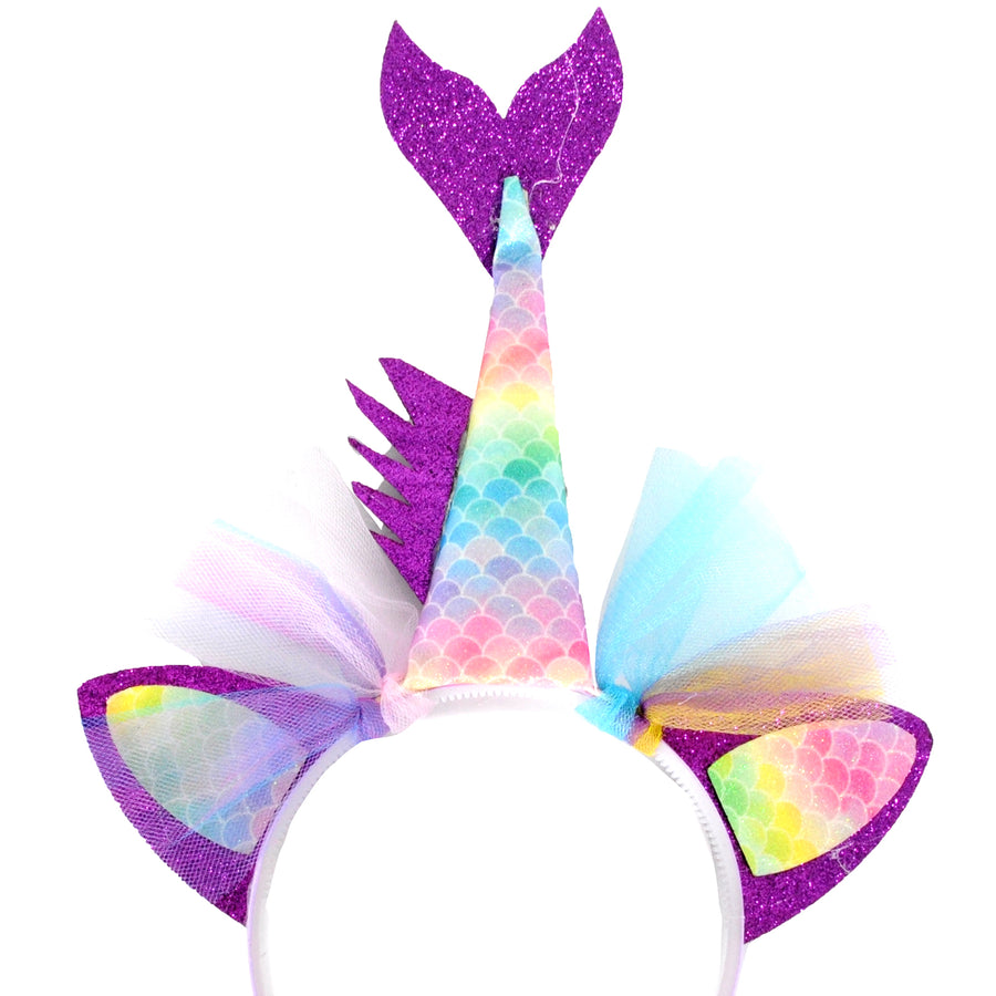 Mermaid Unicorn Headband Pastels