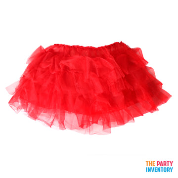 Red Tulle Petticoat Tutu