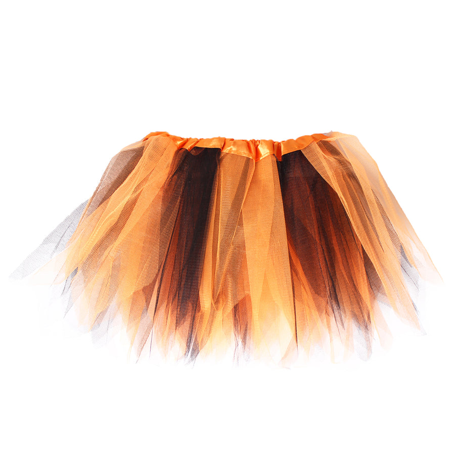 Kids Halloween Orange and Black Tutu