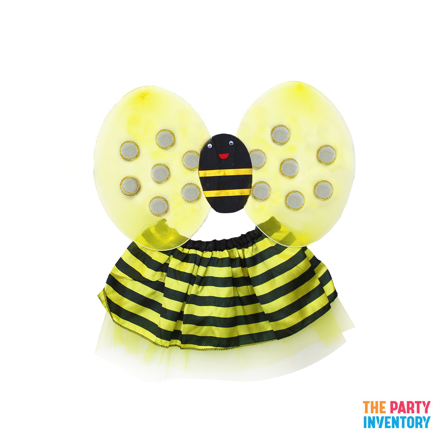 Bumble Bee Wing and Tutu Costume Kit