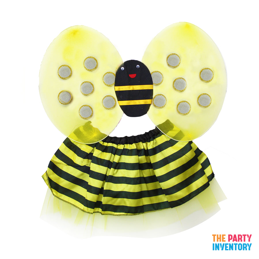 Bumble Bee Wing and Tutu Costume Kit