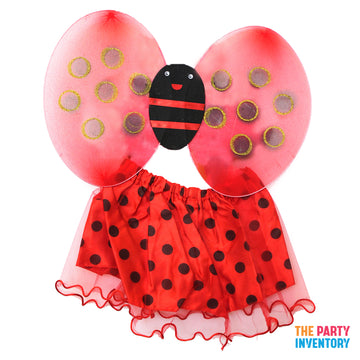 Lady Bug Wing and Tutu Costume Kit