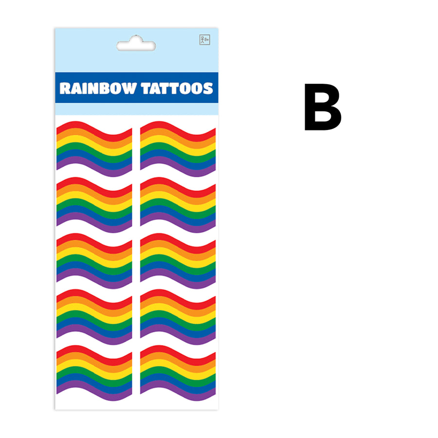 Rainbow Temporary Tattoos