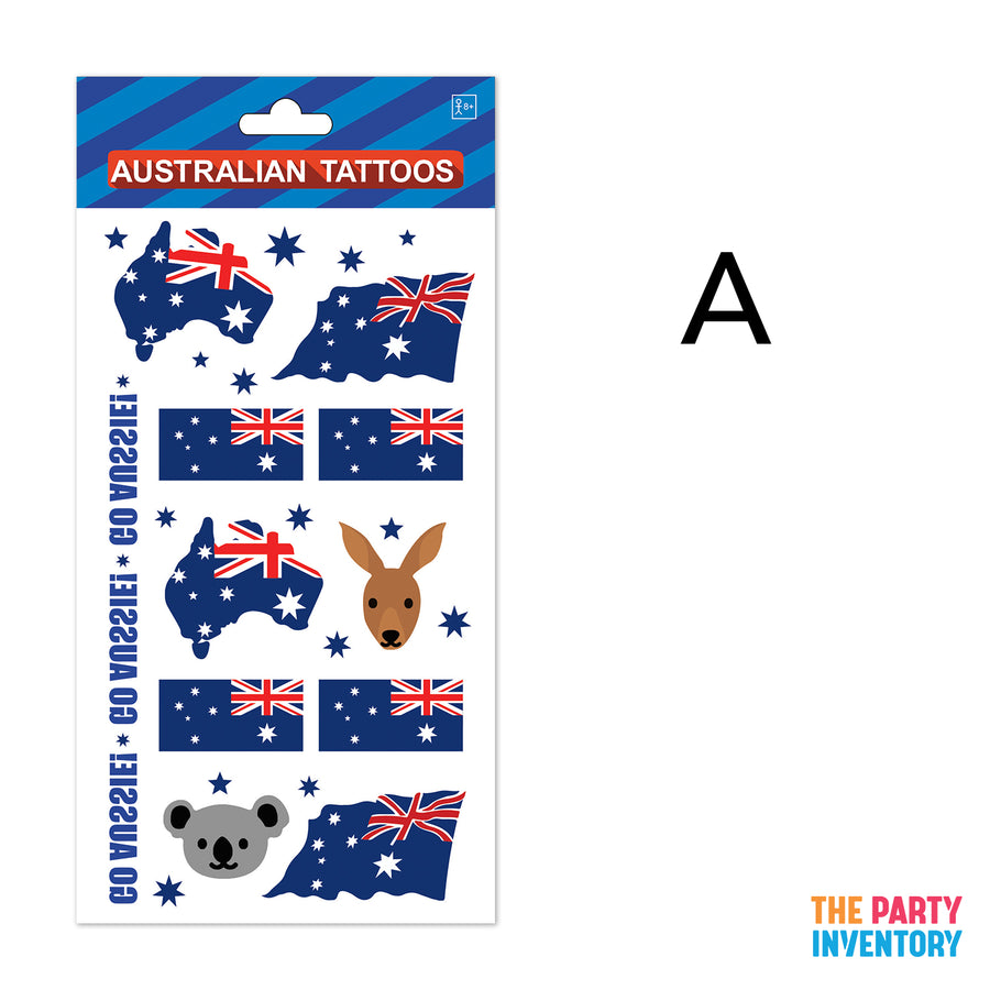 Australian Temporary Tattoos