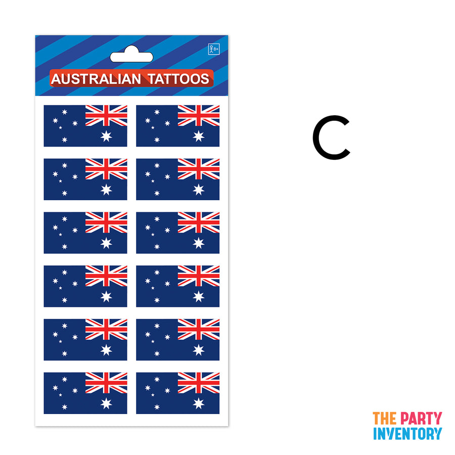 Australian Temporary Tattoos