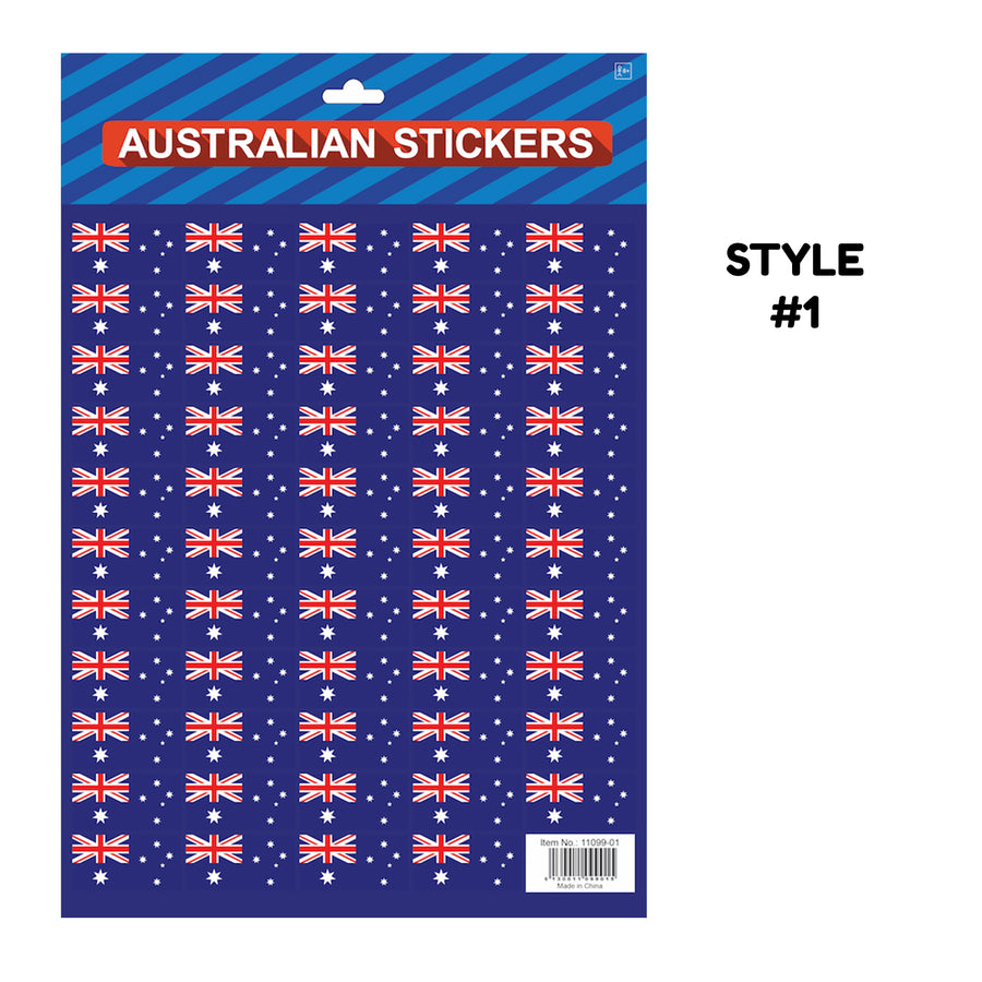 Australian Flag Stickers (Assorted)