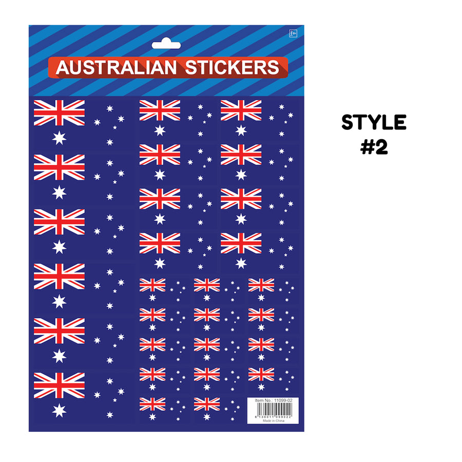 Australian Flag Stickers (Assorted)