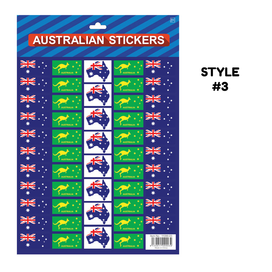 Australian Flag Stickers (Assorted)