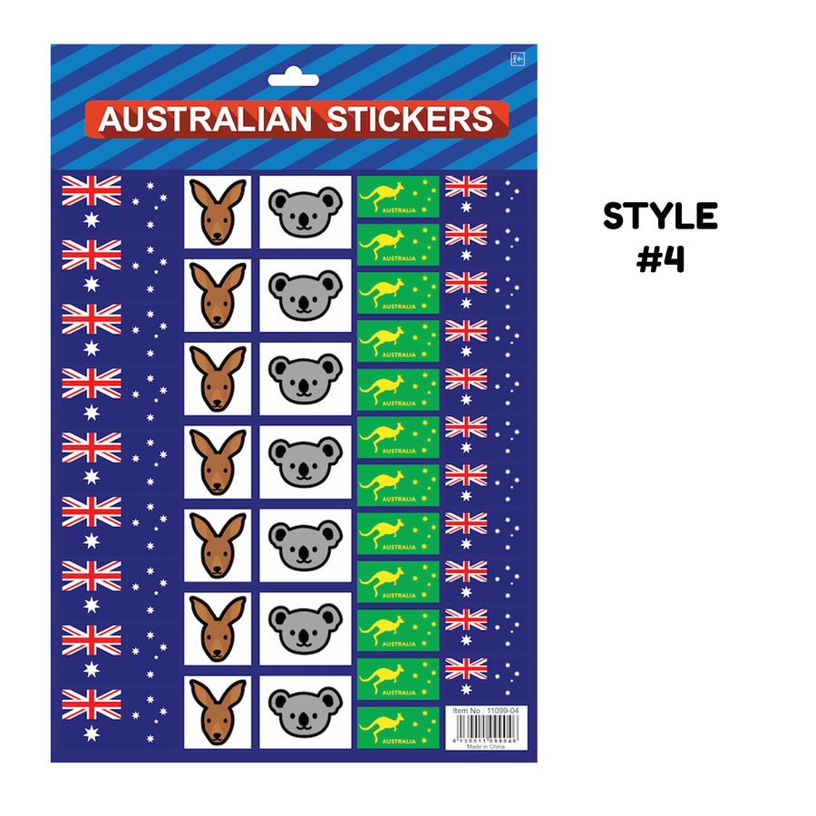 Australian Flag Stickers (Assorted)