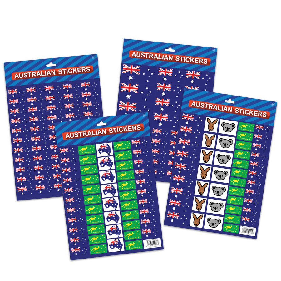 Australian Flag Stickers (Assorted)