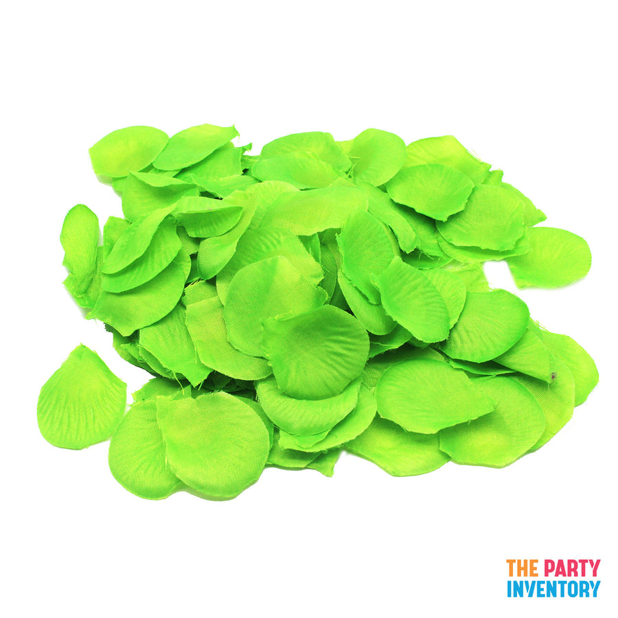 Bright Green Fabric Petals