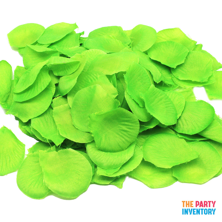 Bright Green Fabric Petals