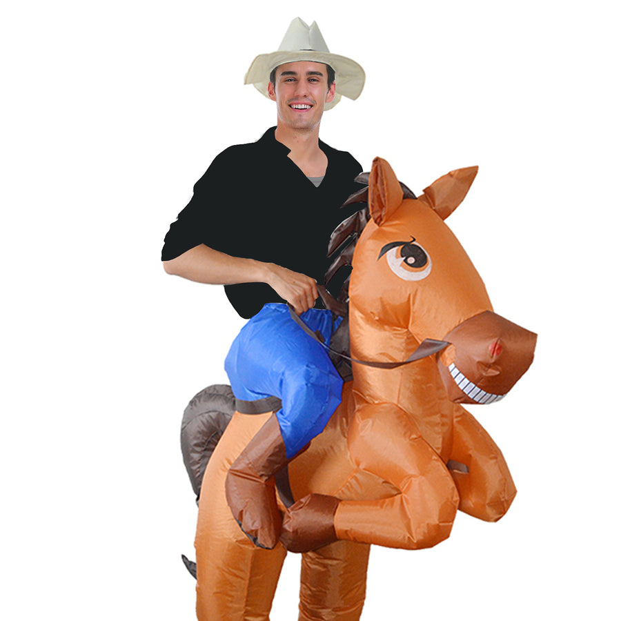 Adult Inflatable Horse Rider Costume