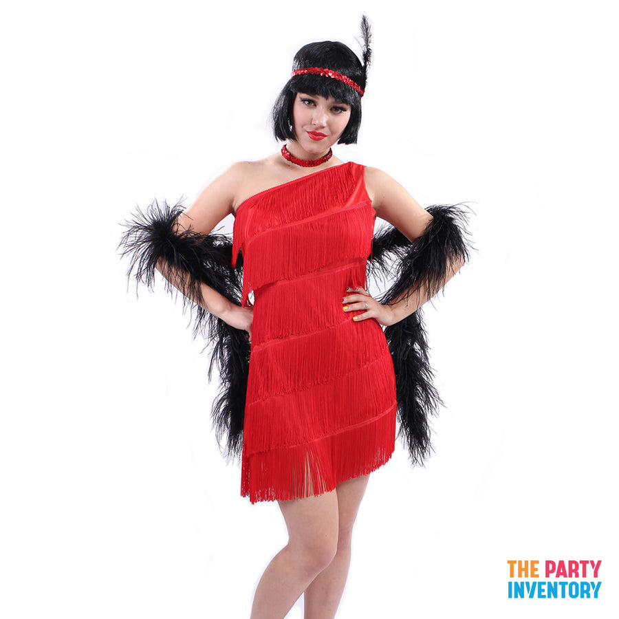 Adult Red Flapper Costume