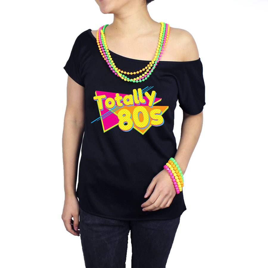 Adult Ladies Totally 80s Printed T-Shirt