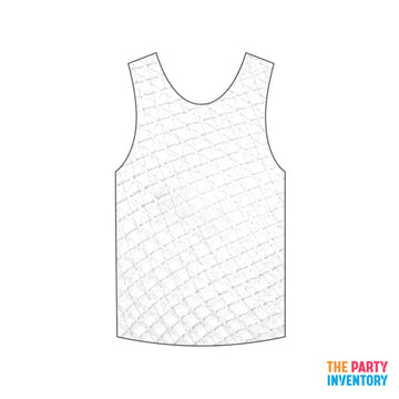 Punk Rock Fishnet Tank Top (White)