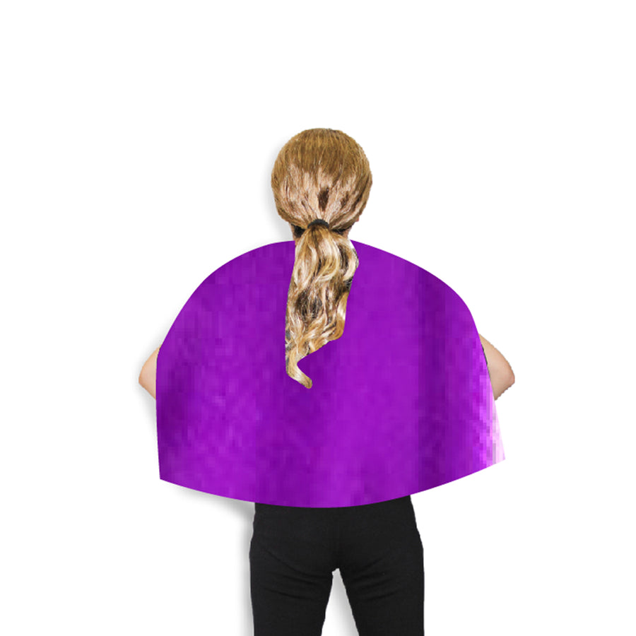 Short Metallic Cape (Purple)