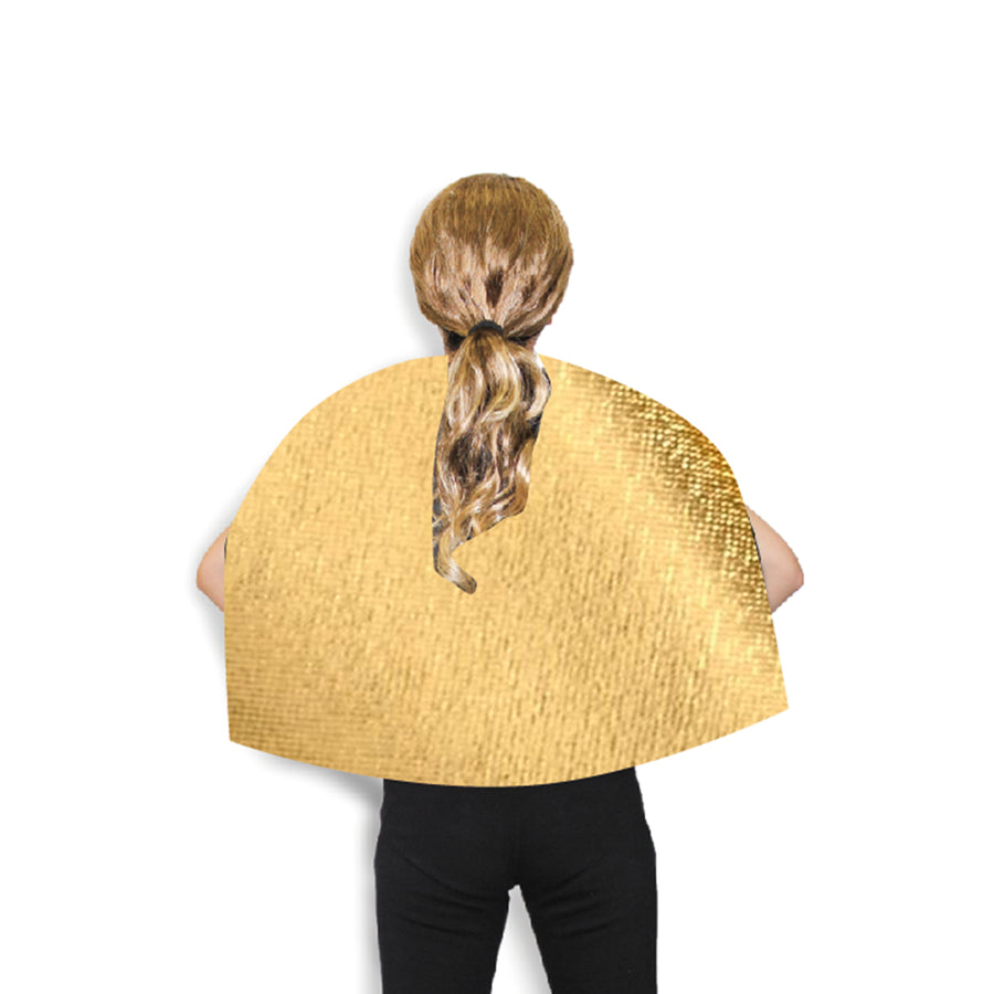 Short Metallic Cape (Gold)