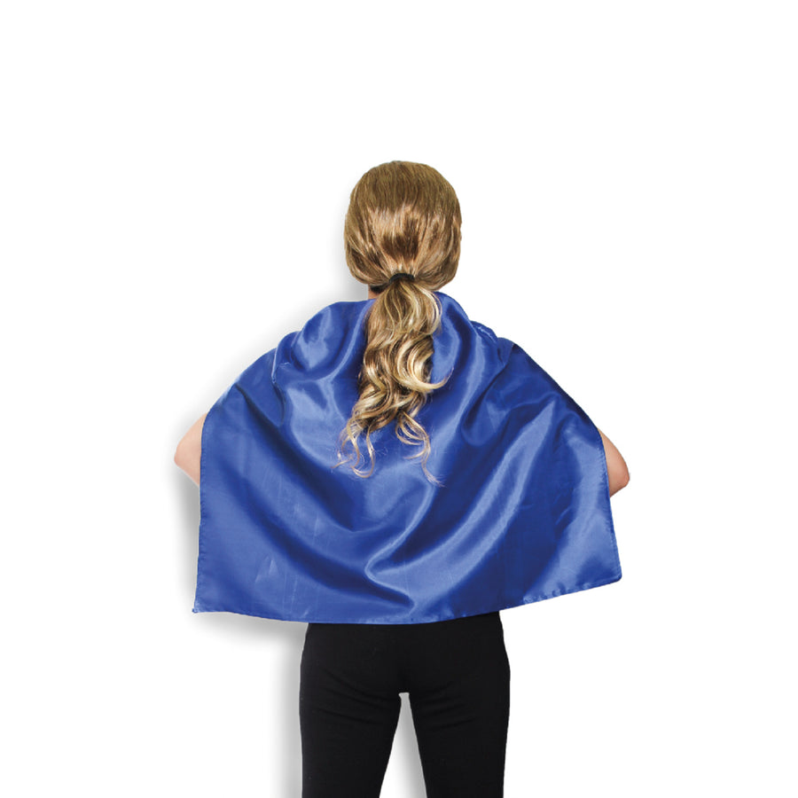 Short Satin Cape (Blue)