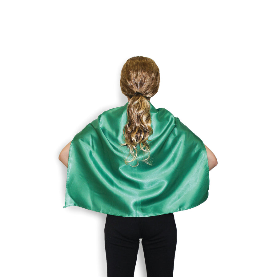 Short Satin Cape (Green)