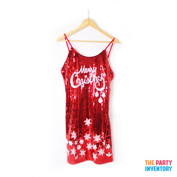 Adult Christmas Sequin Dress (Merry Christmas)