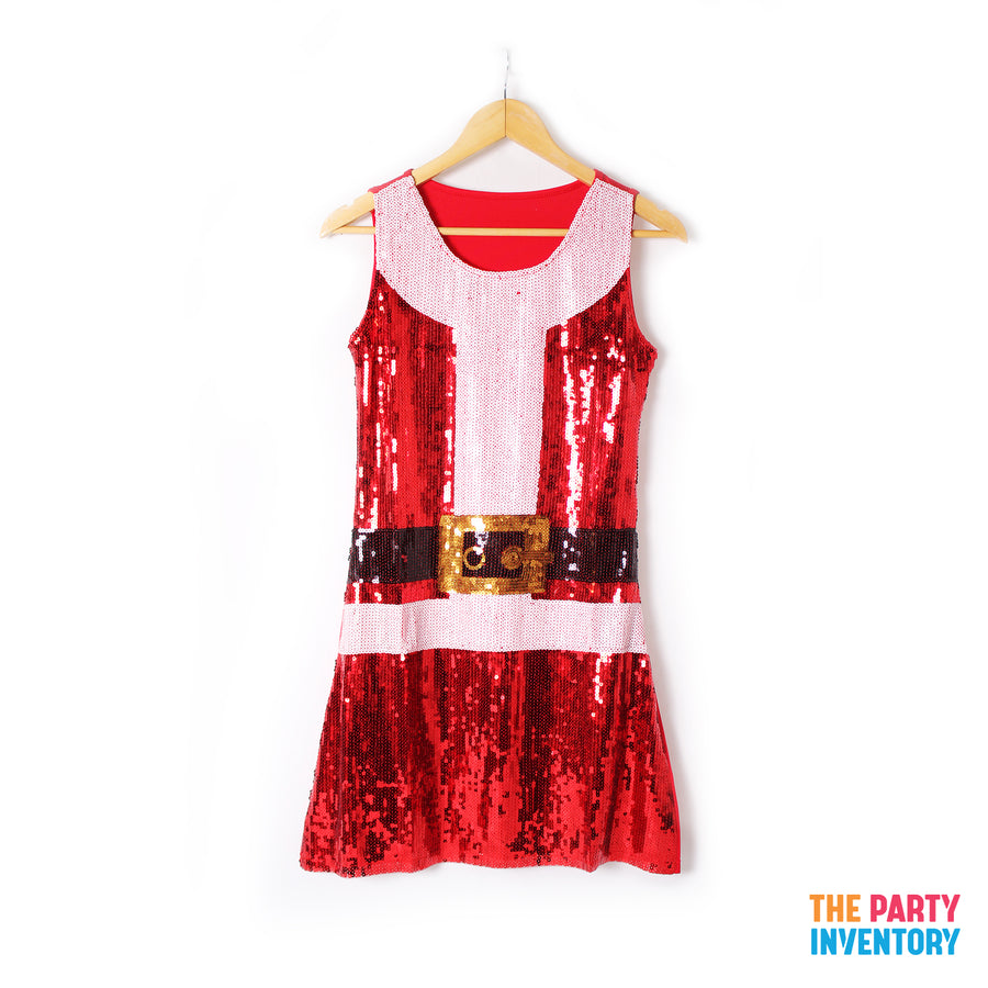 Adult Christmas Sequin Dress (Santa)