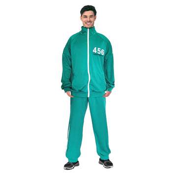 Adult Game Athletes Tracksuit Costume 80s