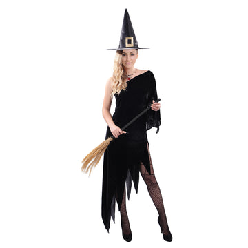 Adult Witch Costume (One shoulder dress)