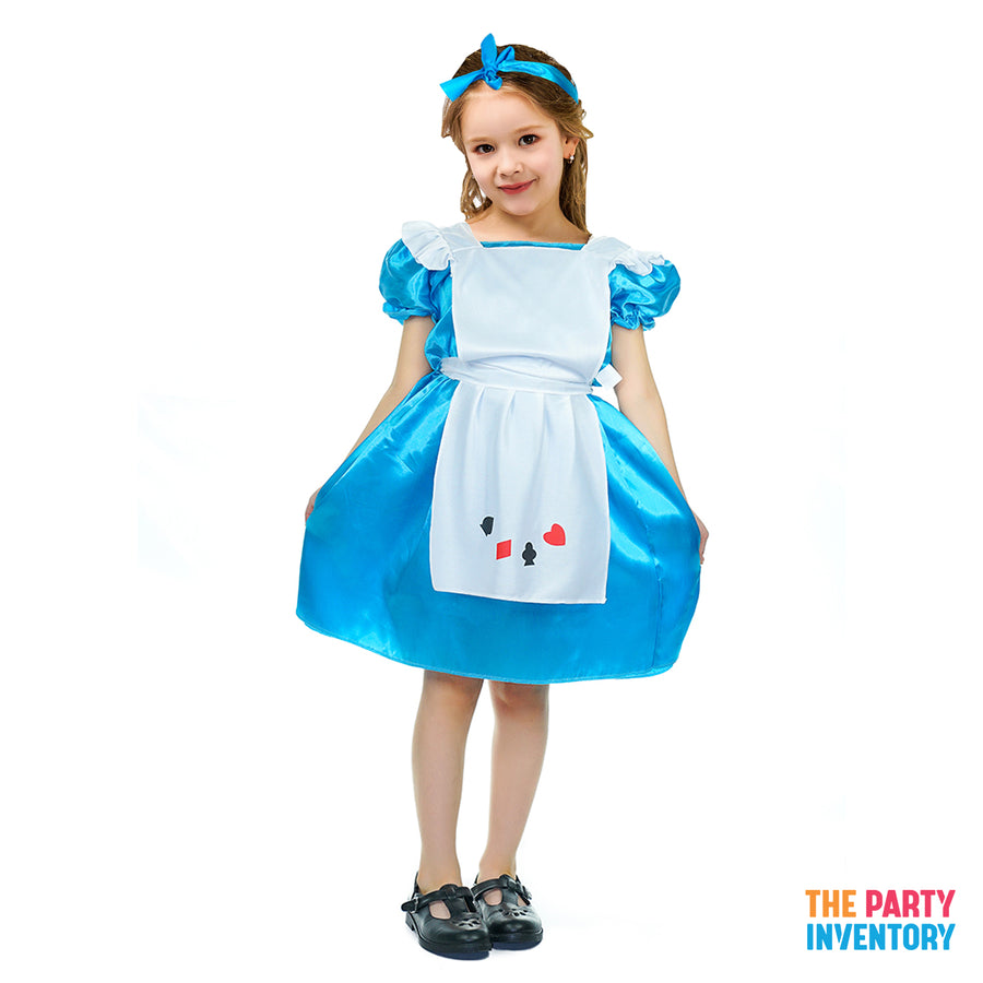 Children's Blue Girl Dress Costume