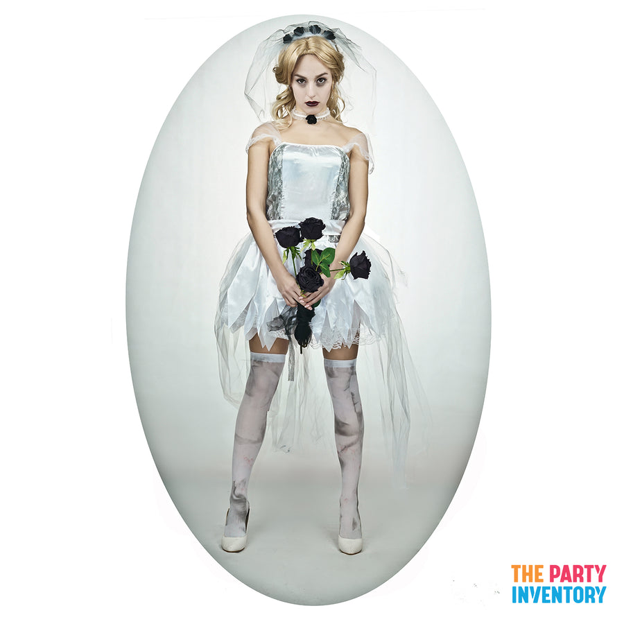 Adult White Queen Zombie Costume