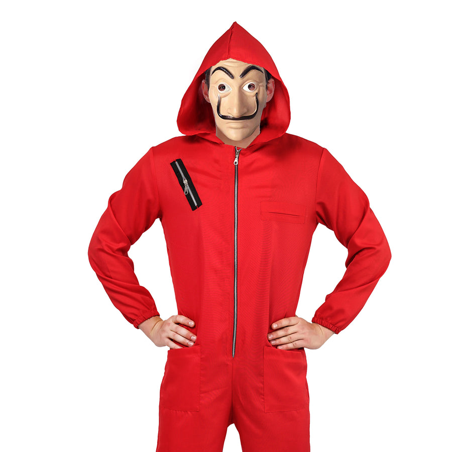 Adult Red Robber Costume