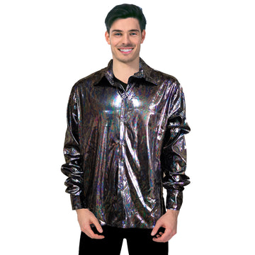 Adult Disco Shirt (Black)