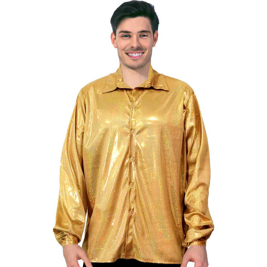 Adult Disco Shirt (Gold)